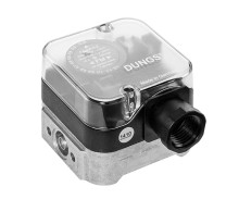 AA-A4: Дифференциальный датчик-реле давления для воздуха, дымовых и отработавших газов /Настройка в эксплуатационных условиях (США/CDN)